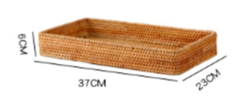 Handmade Rattan Woven Storage Basket