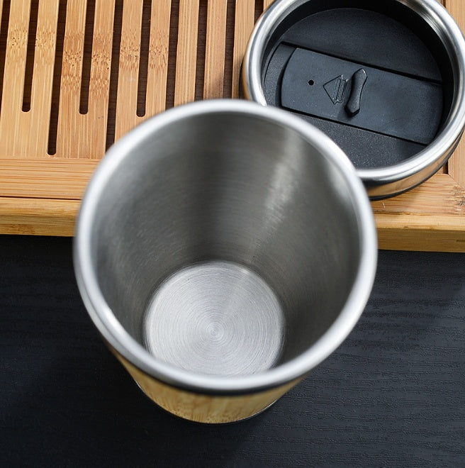 Reusable Bamboo Coffee Cup | Eco-Friendly 450ml