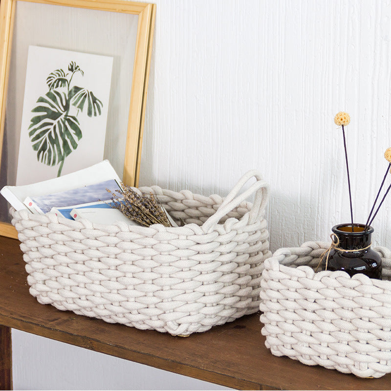 Nordic Cotton Rope Storage Basket