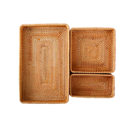 Handmade Rattan Woven Storage Basket