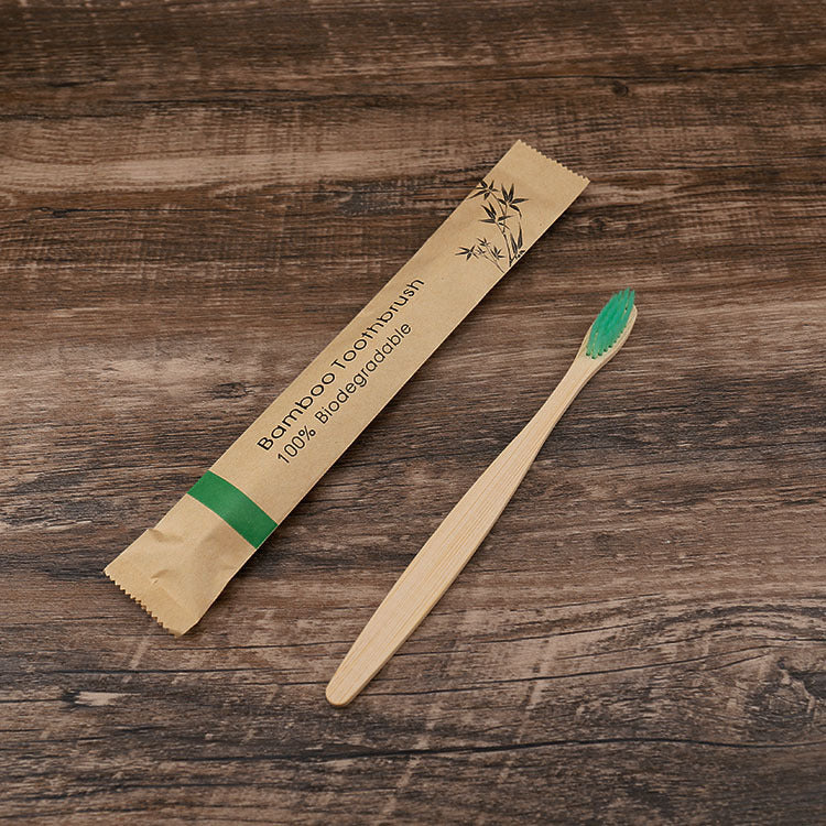Natural Bamboo Toothbrush Set | Charcoal Bristles