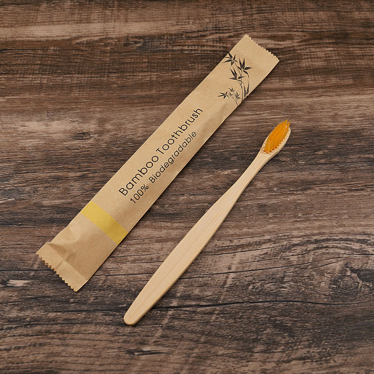 Natural Bamboo Toothbrush Set | Charcoal Bristles