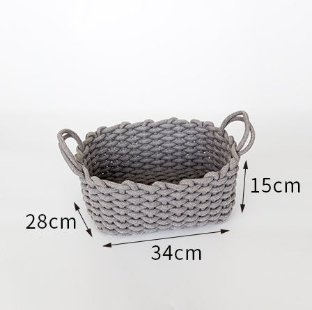 Nordic Cotton Rope Storage Basket