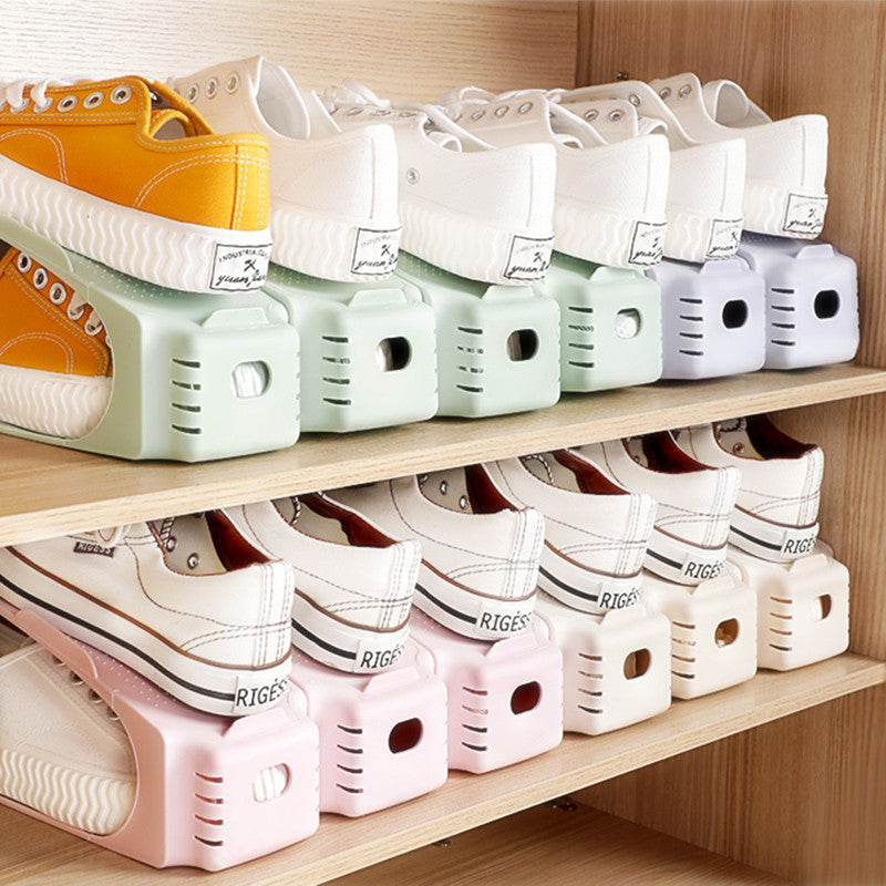 Stackable Shoe Shelf Organiser | Adjustable Storage Rack