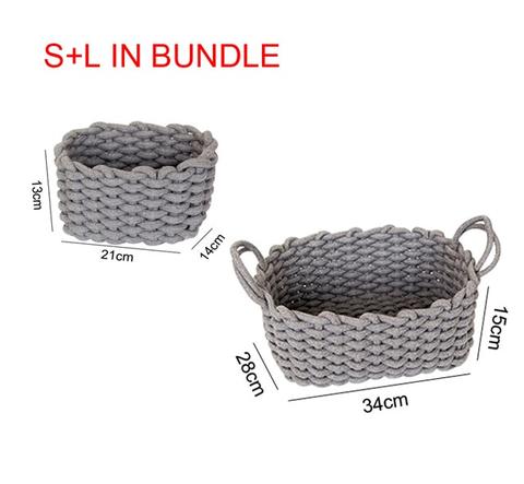 Nordic Cotton Rope Storage Basket