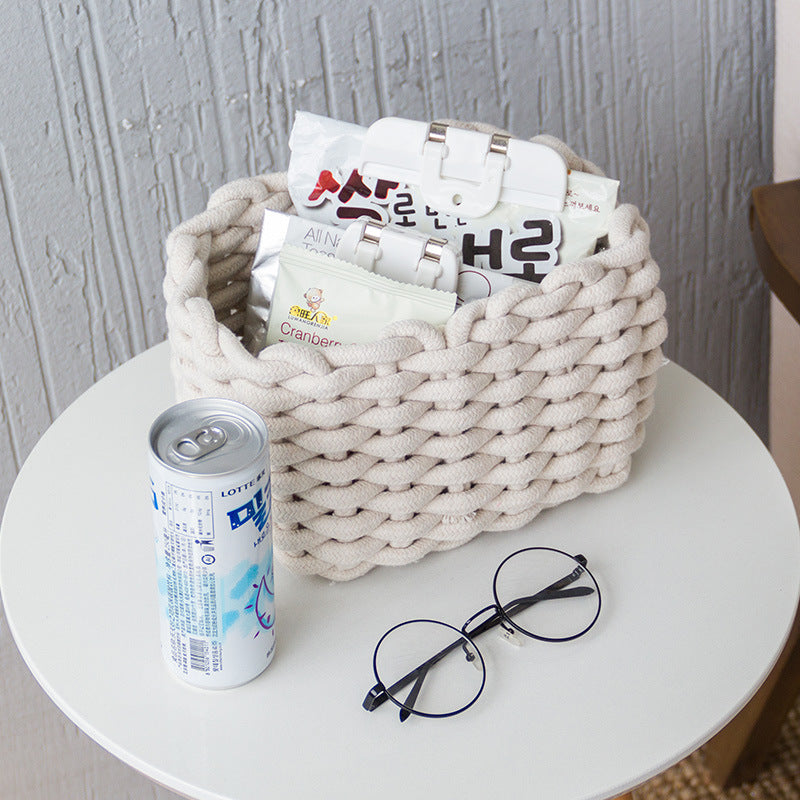 Nordic Cotton Rope Storage Basket
